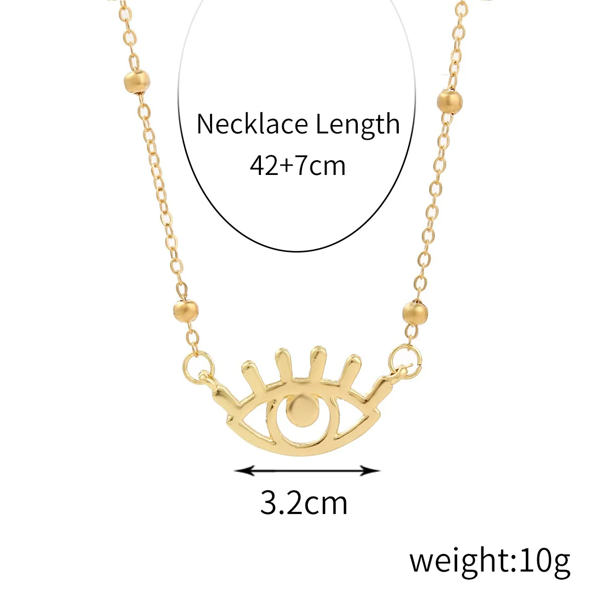 Alloy Heart Pattern Pendant Multilayer Necklace With Electroplating For Women - Image 23