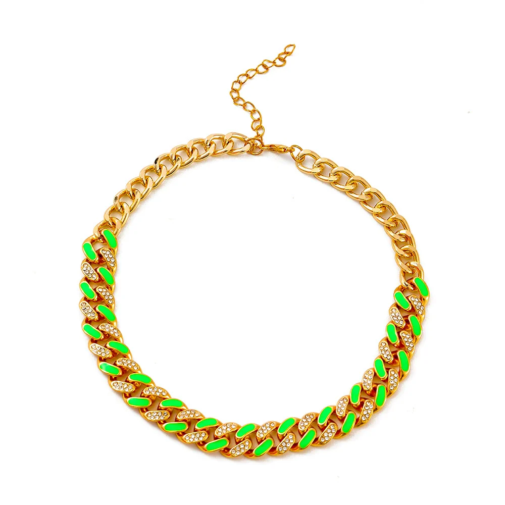 Alloy Hip Hop Geometric Diamond Cuban Bracelet Unisex Jewelry - Image 28