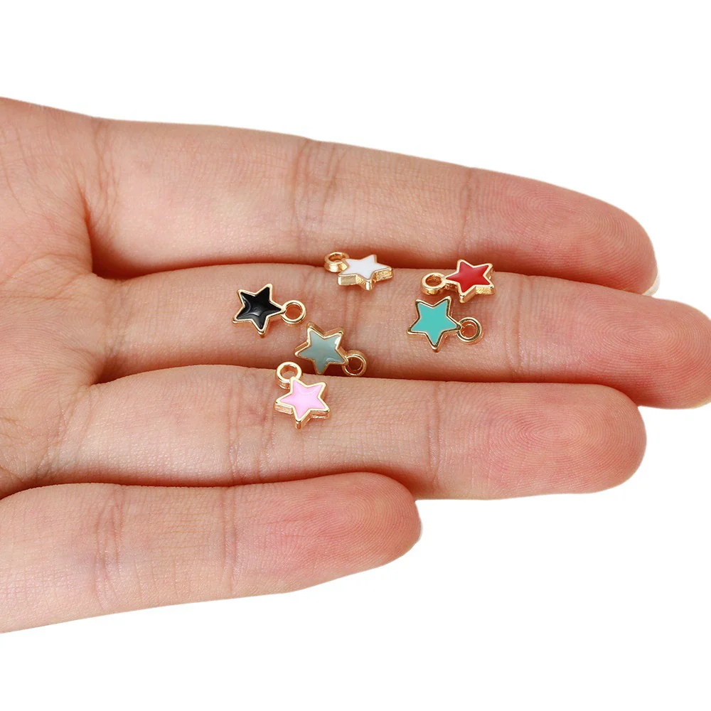 Alloy Jewelry Accessories Fivepointed Star Pendant Electroplated - Image 4
