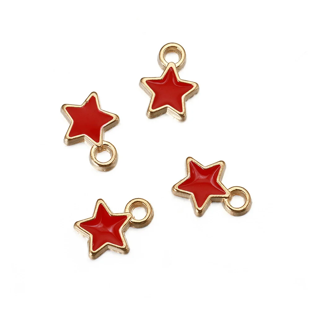 Alloy Jewelry Accessories Fivepointed Star Pendant Electroplated - Image 5