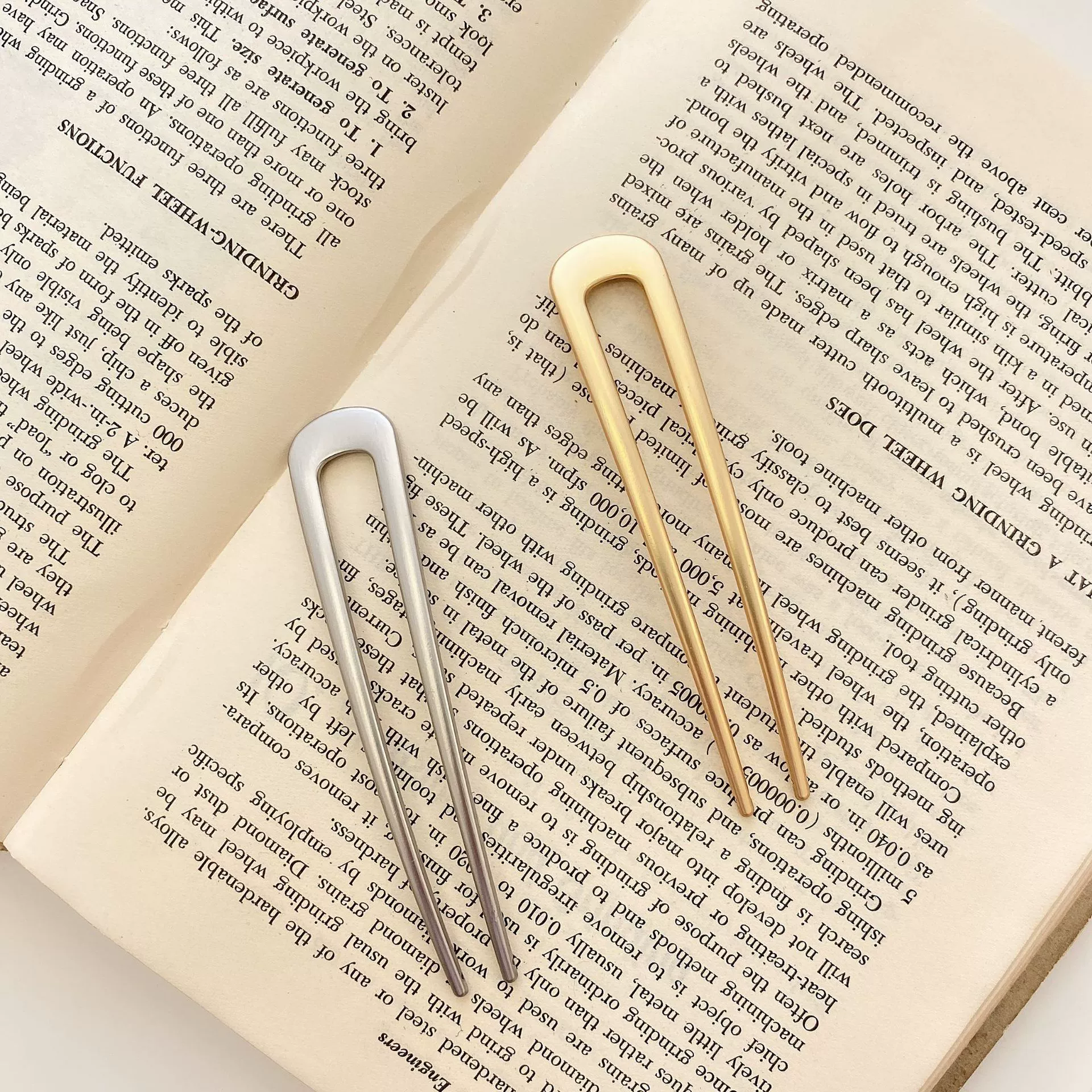 Alloy Plaid Hairpin Silver Plated Gold Plated Couple Style Hair Accessories Hair Tassels - Image 5