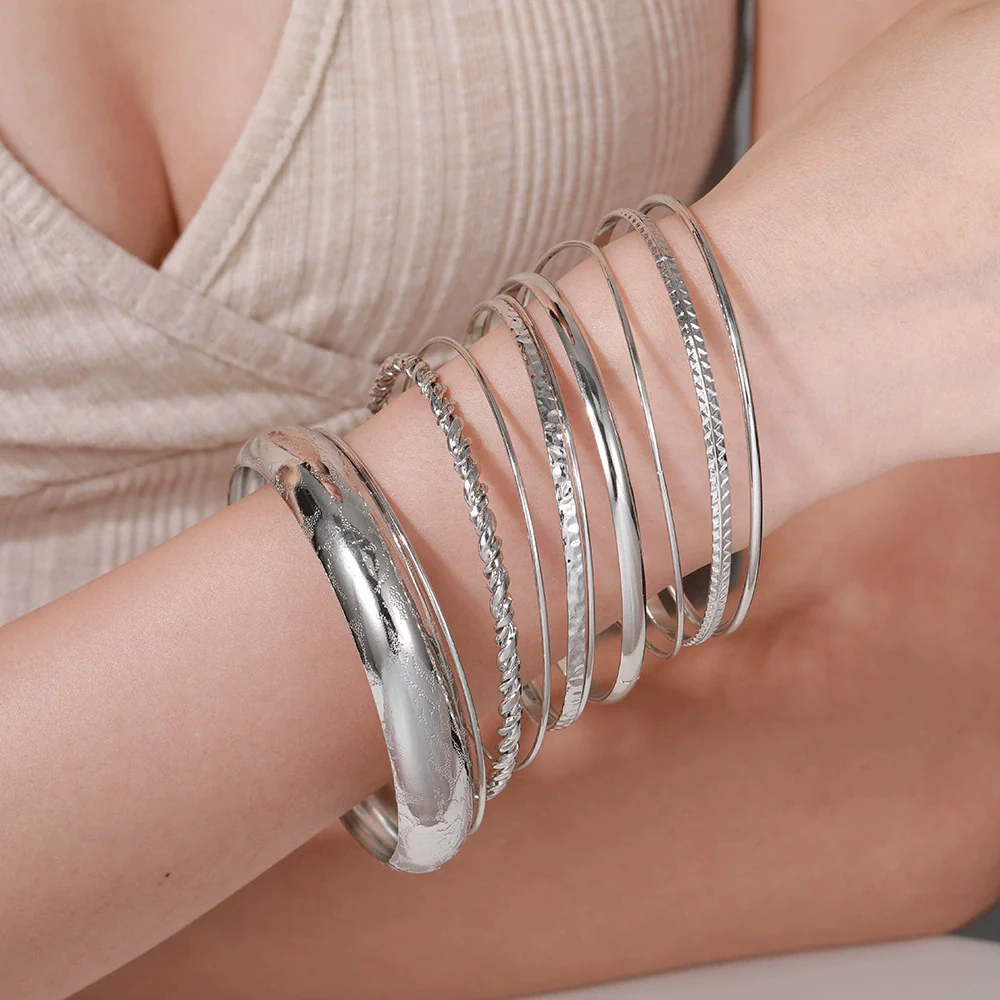 Alloy Snakeshaped Popular Style Electroplated Unisex Bracelets - Image 32