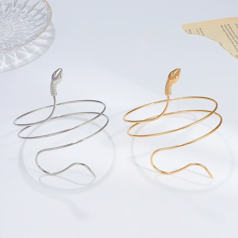 Alloy Snakeshaped Popular Style Electroplated Unisex Bracelets - Image 4