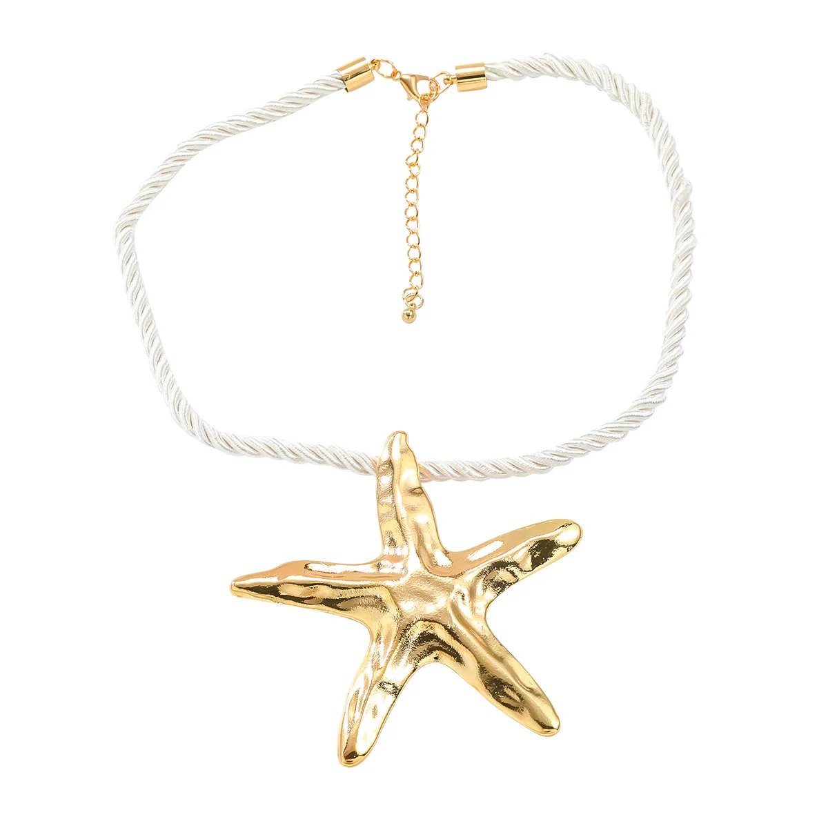 Alloy Starfish Women's Necklace With Geometric Style And Electroplating Treatment - Image 5