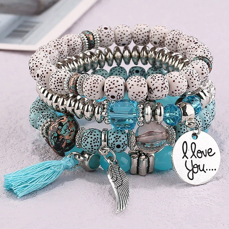 Alloy Tassel Wings Pendant Ladies Bracelet Fashion Style - Image 7