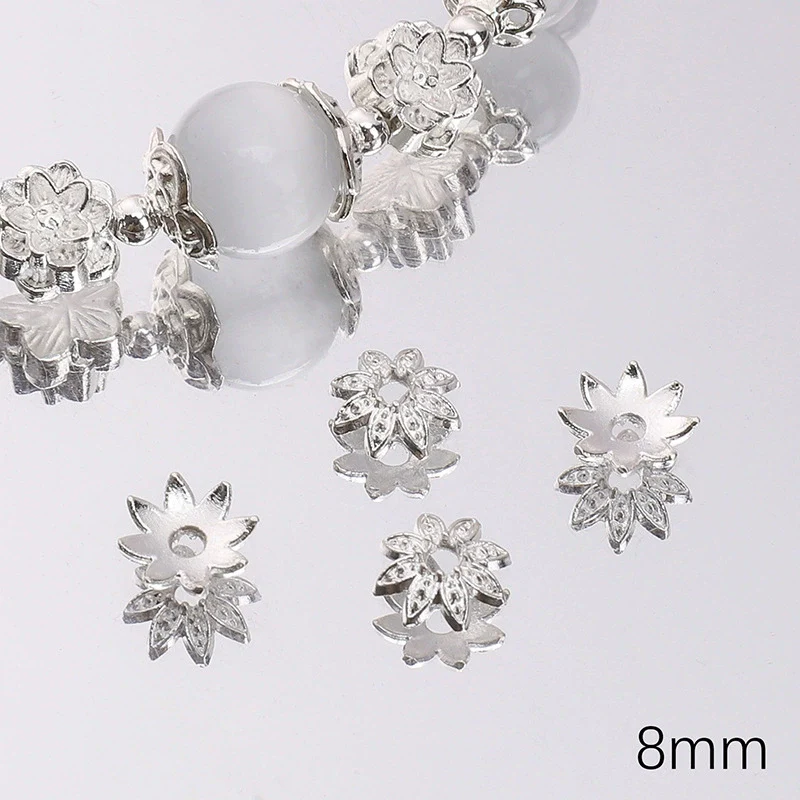 Alloy Torus Spacer Bead Handmade Diy Beaded Material Bracelet Necklace Accessories With Electroplating - Image 12