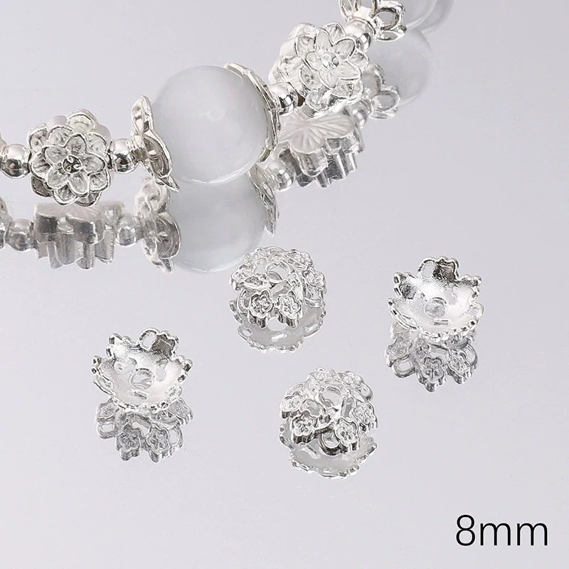 Alloy Torus Spacer Bead Handmade Diy Beaded Material Bracelet Necklace Accessories With Electroplating - Image 14