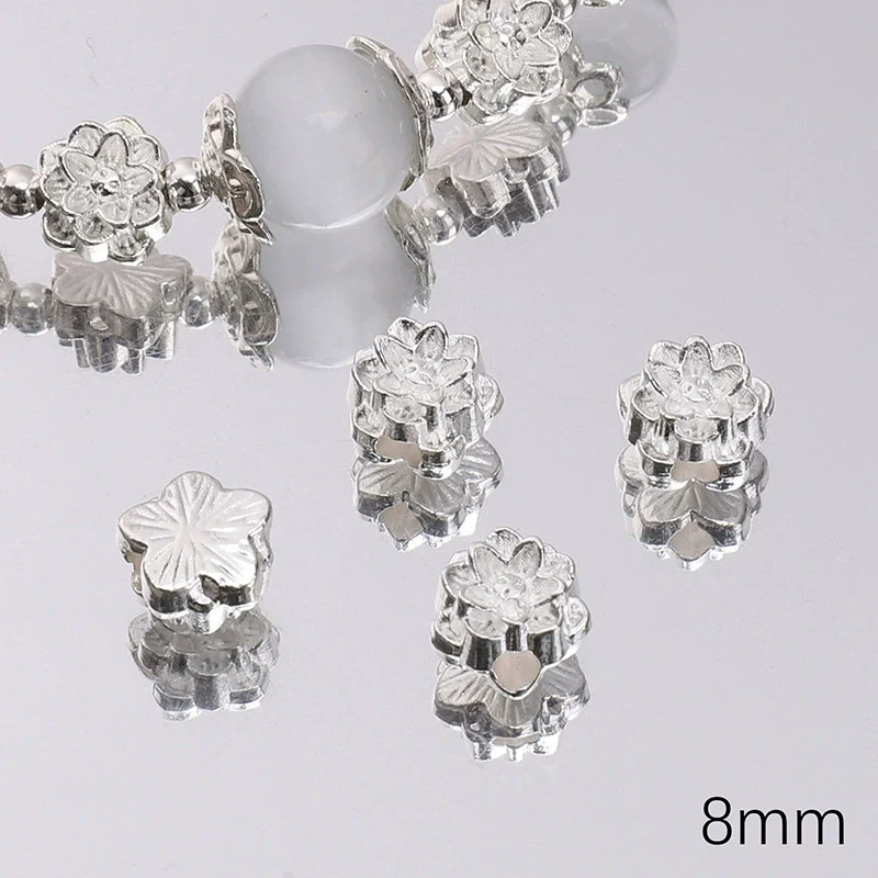 Alloy Torus Spacer Bead Handmade Diy Beaded Material Bracelet Necklace Accessories With Electroplating - Image 17