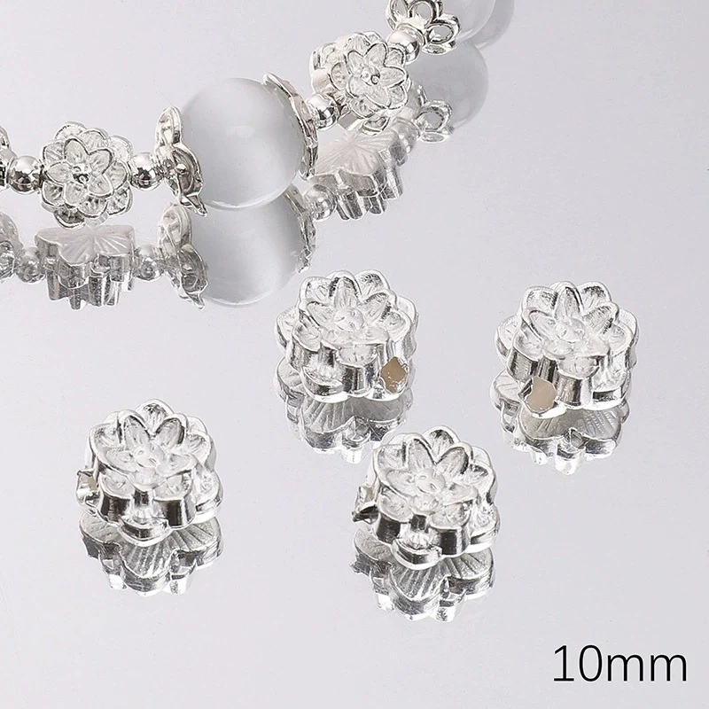 Alloy Torus Spacer Bead Handmade Diy Beaded Material Bracelet Necklace Accessories With Electroplating - Image 18
