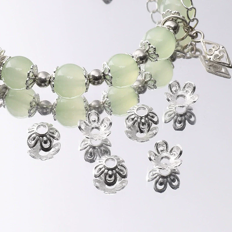 Alloy Torus Spacer Bead Handmade Diy Beaded Material Bracelet Necklace Accessories With Electroplating - Image 20