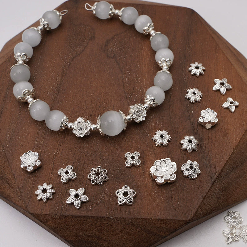 Alloy Torus Spacer Bead Handmade Diy Beaded Material Bracelet Necklace Accessories With Electroplating - Image 4