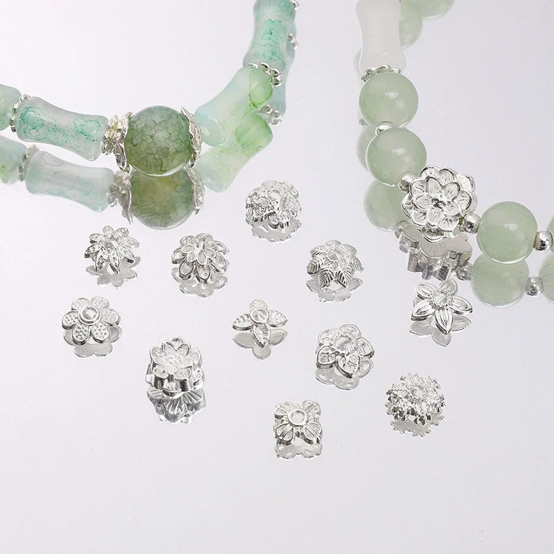 Alloy Torus Spacer Bead Handmade Diy Beaded Material Bracelet Necklace Accessories With Electroplating - Image 6