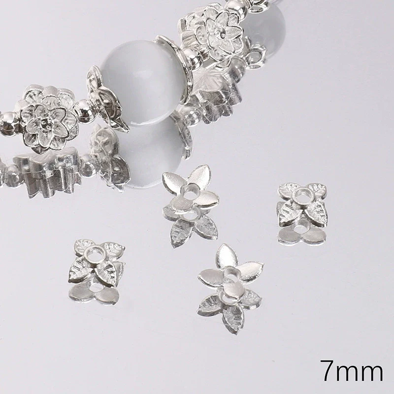 Alloy Torus Spacer Bead Handmade Diy Beaded Material Bracelet Necklace Accessories With Electroplating - Image 7