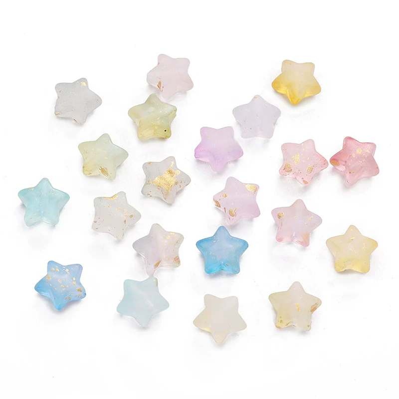 Antique Style Acrylic Fivepointed Star Handmade Loose Beads For Bracelet And Necklace - Image 5