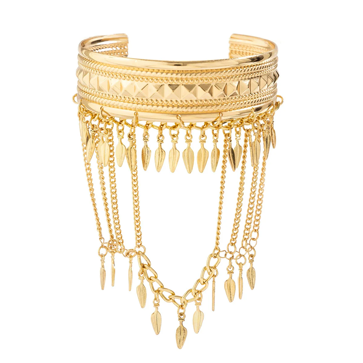 Arm Chain Jewelry Metal Iron Aluminum Chain Alloy Tassel Retro Western Cowboy Style Electroplating - Image 5