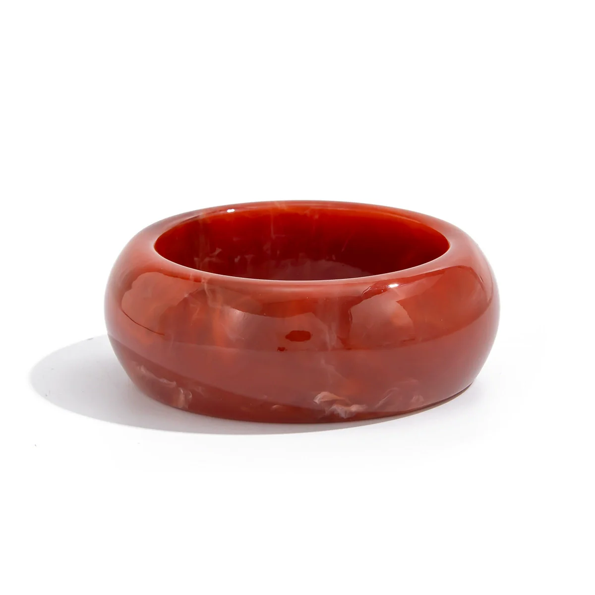 Asymmetrical Acrylic And Resin Bracelet With Geometric Style And Glue Technique - Image 6