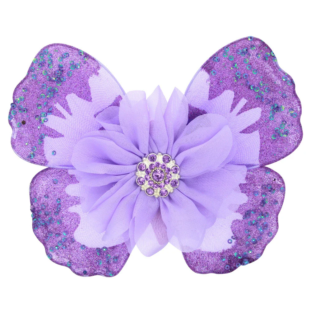 Baby Photo Props Fabric Handmade Angel And Butterfly Wings Modeling Decoration Headband - Image 6