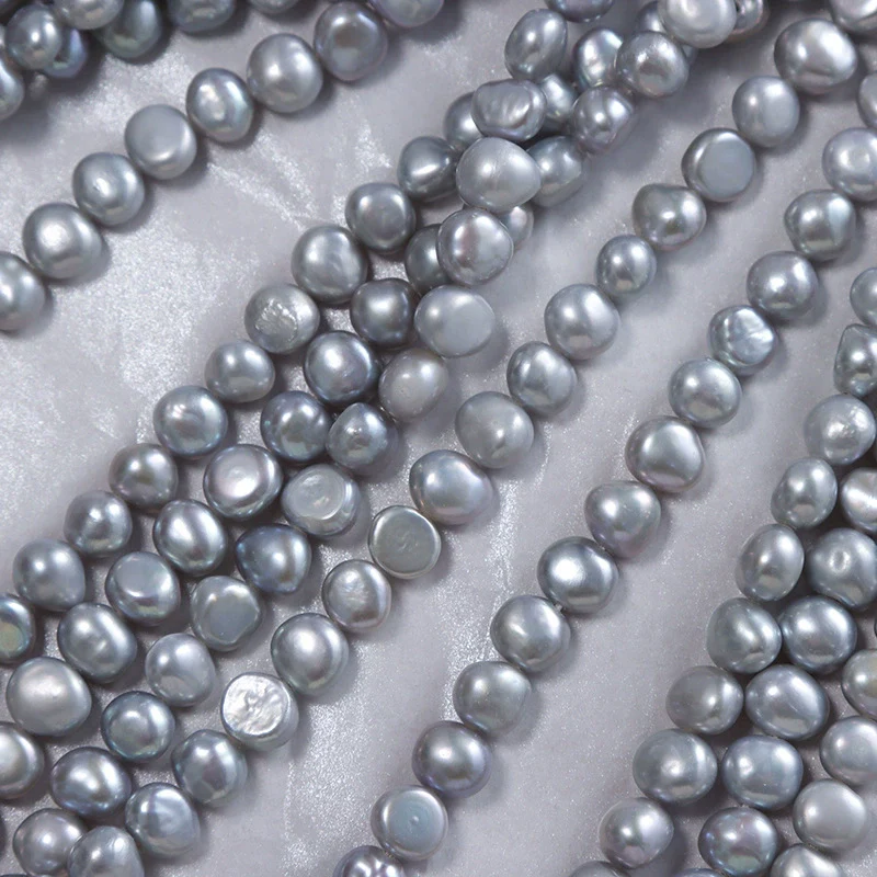 Baroque Twosided Light Natural Freshwater Pearl Jewelry Material - Image 5