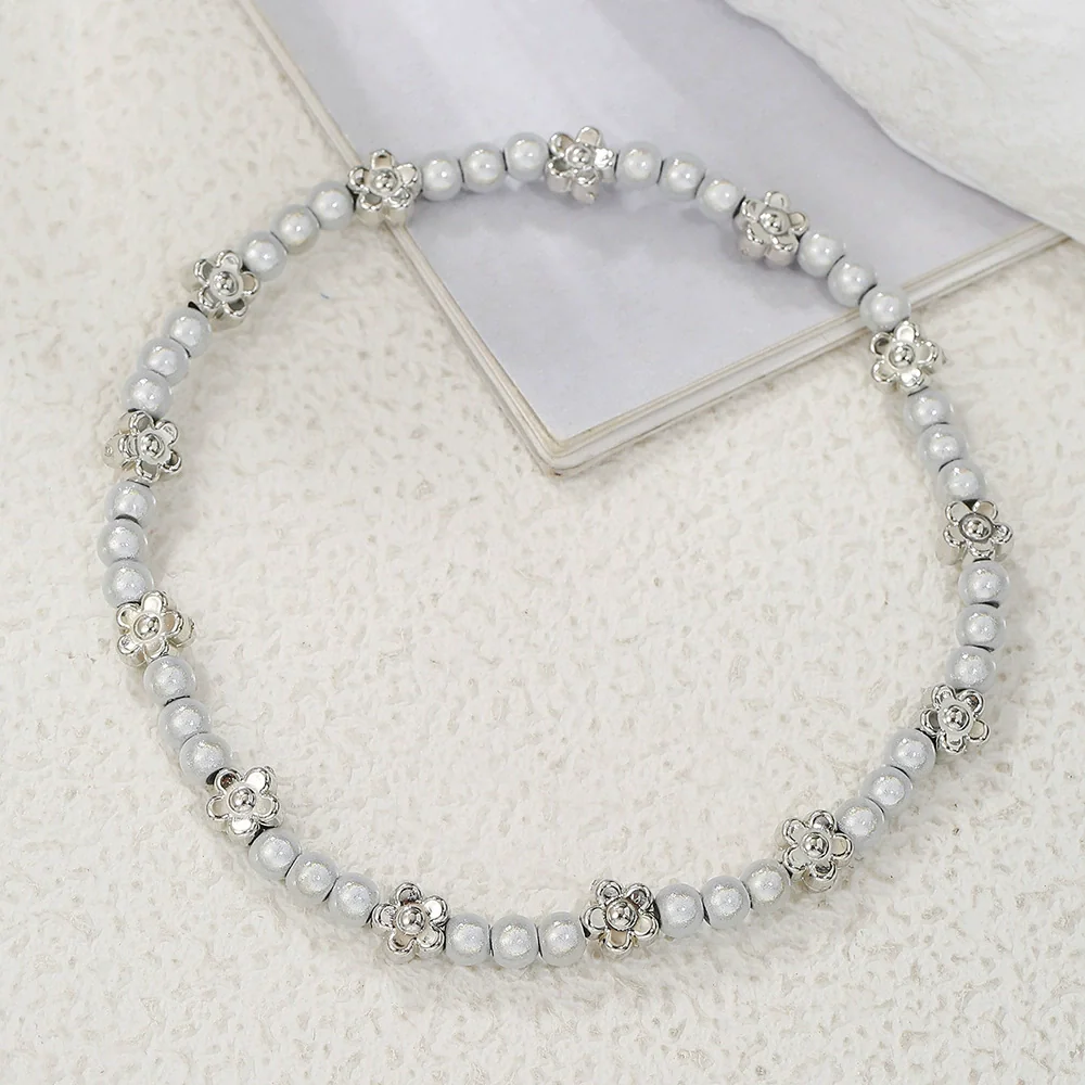 Beaded Anklet Geometric Style Women's Colorful Beads Bohemian Simple - Image 3
