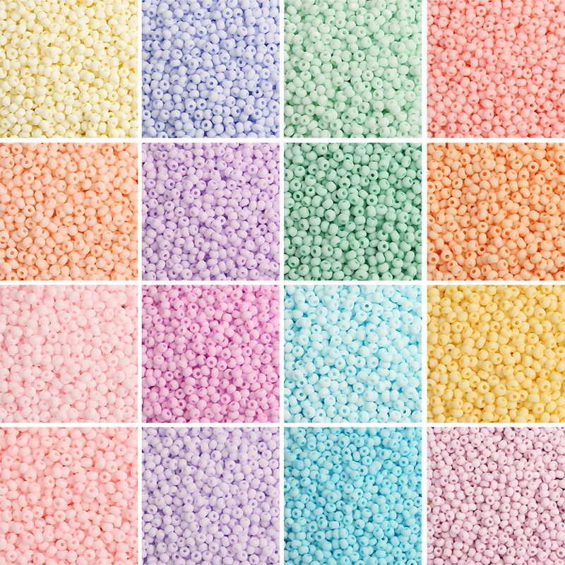 Beaded Jewelry Accessories Glass Glaze Cartoon Baking Paint Rice Beads For Ring Bracelet - Image 3