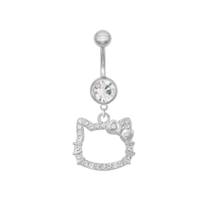 Belly Button Ring Zinc Alloy Heart Shape Unisex Alien Style - Image 10