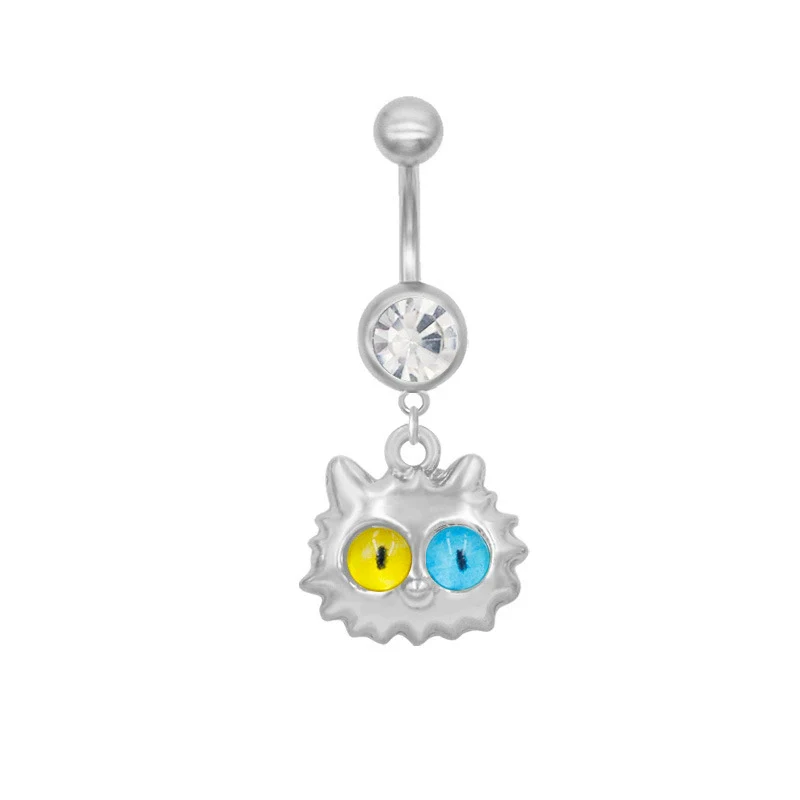 Belly Button Ring Zinc Alloy Heart Shape Unisex Alien Style - Image 8