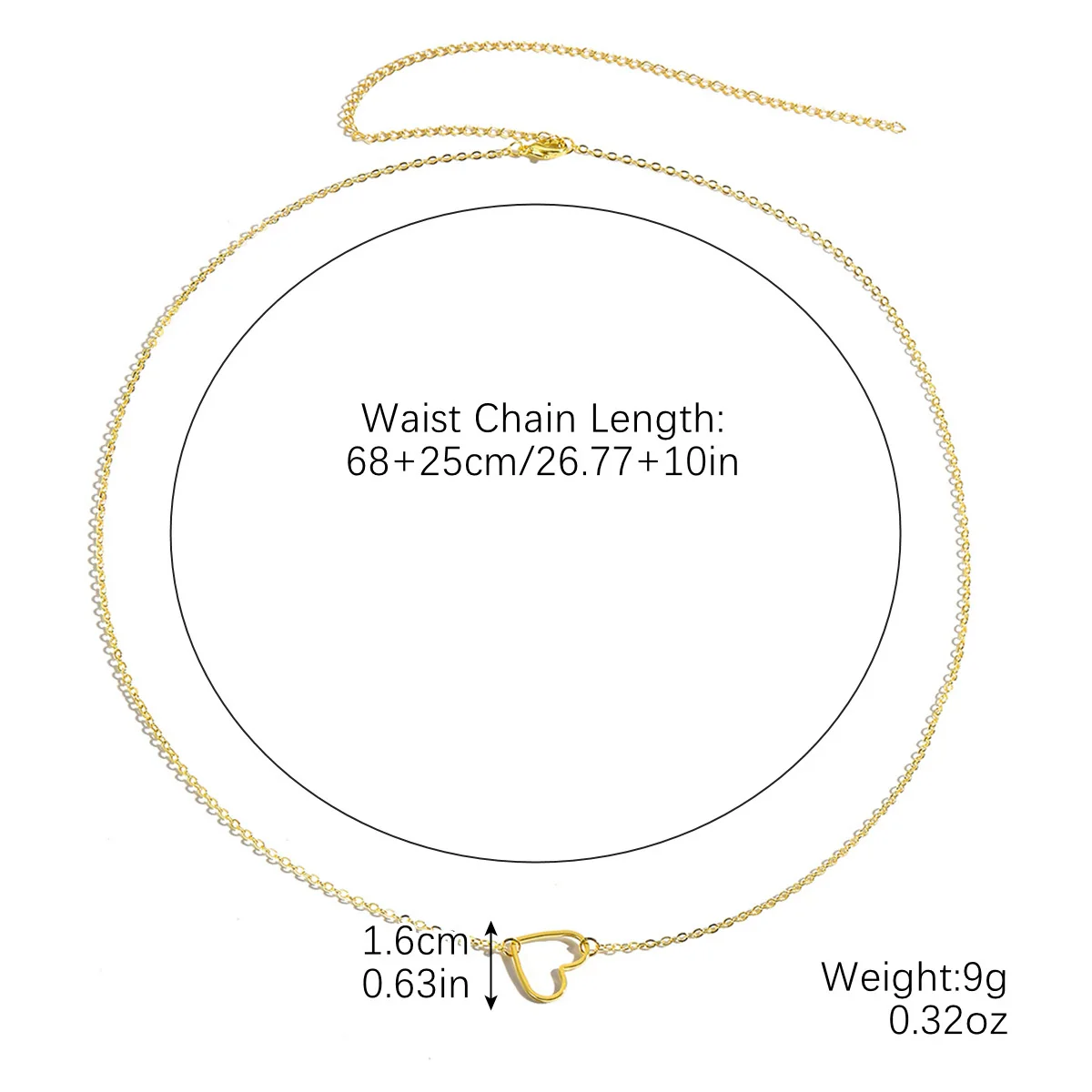 Bikini Navel Waist Chain Metal Multi Layer Pearl All Match Style - Image 12