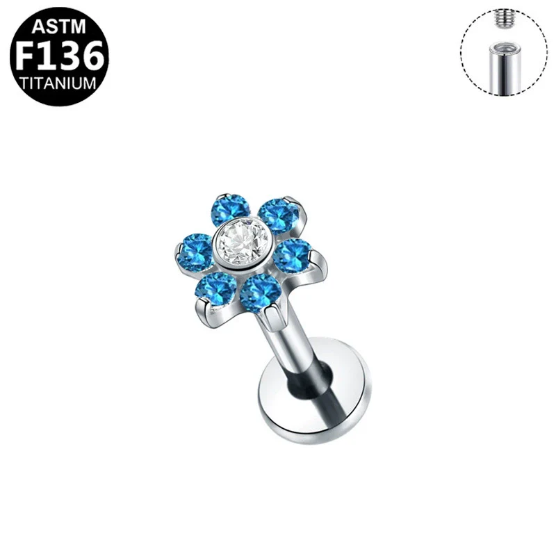 Body Piercing Jewelry Titanium Alloy Copper Stainless Steel Geometric Electroplating Unisex - Image 15