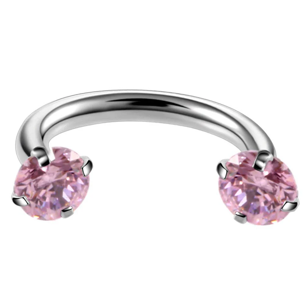 Body Puncture Jewelry Stainless Steel Ushaped Electroplated Ring And Nail - Image 9