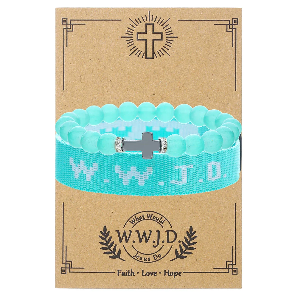 Bracelet Beaded Geometric Handmade Unisex - Image 28