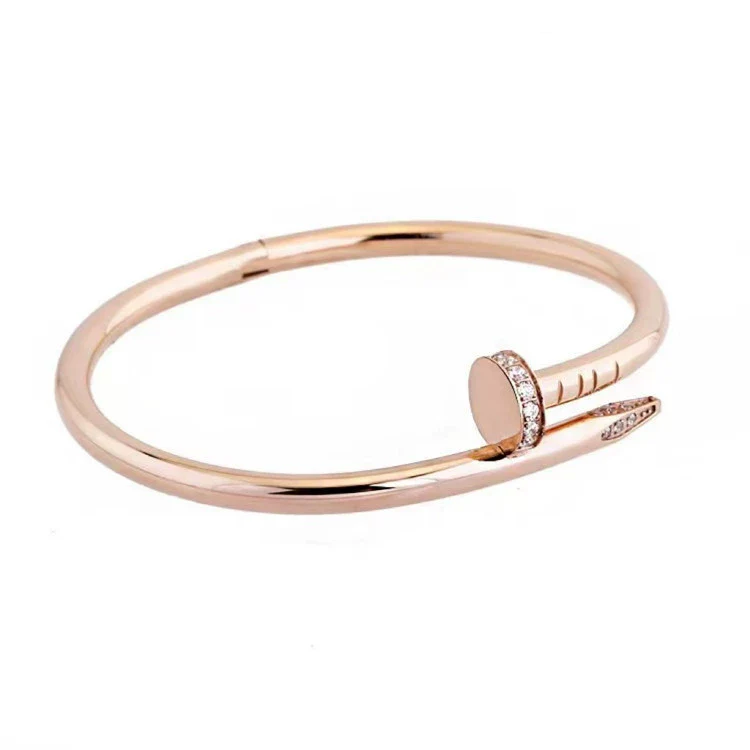 Bracelet Brass Gold Plated Stainless Steel Light Luxury Style With Letters Numbers Text - Image 4
