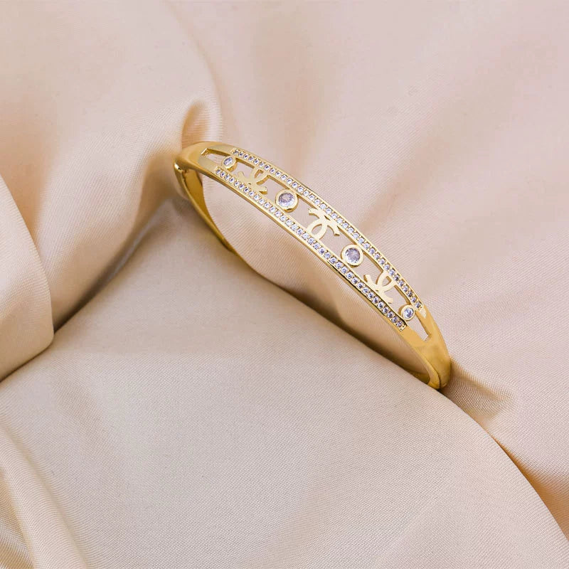 Bracelet Copper Diamondencrusted Simple Electroplating - Image 2