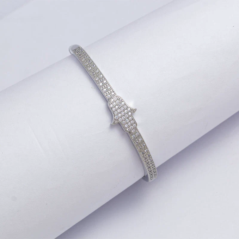 Bracelet Copper Electroplating Simple Style With Letters Numbers Text Jewelry - Image 7