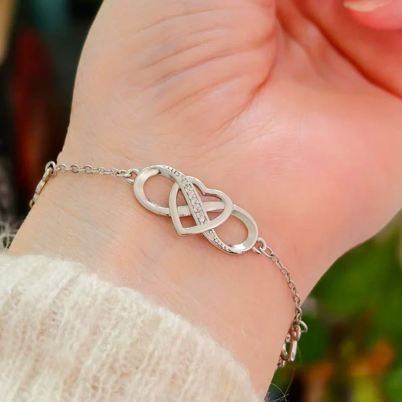 Bracelet Copper Geometric Figureeight Heartshaped Electroplated For Women - Image 2