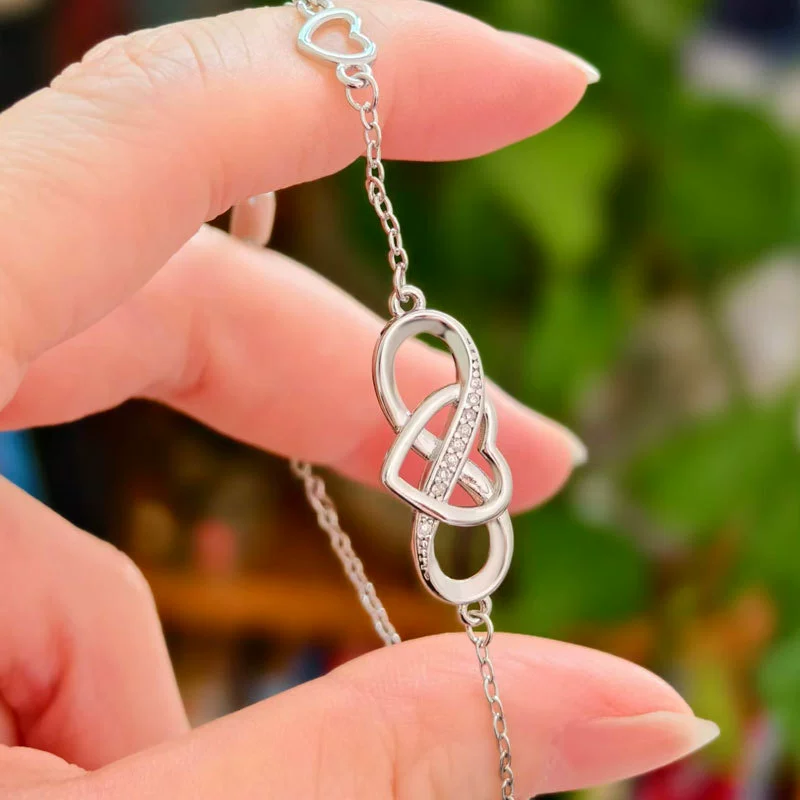 Bracelet Copper Geometric Figureeight Heartshaped Electroplated For Women - Image 4