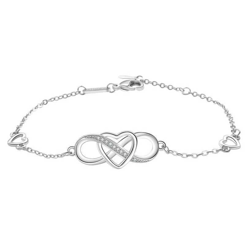 Bracelet Copper Geometric Figureeight Heartshaped Electroplated For Women - Image 5