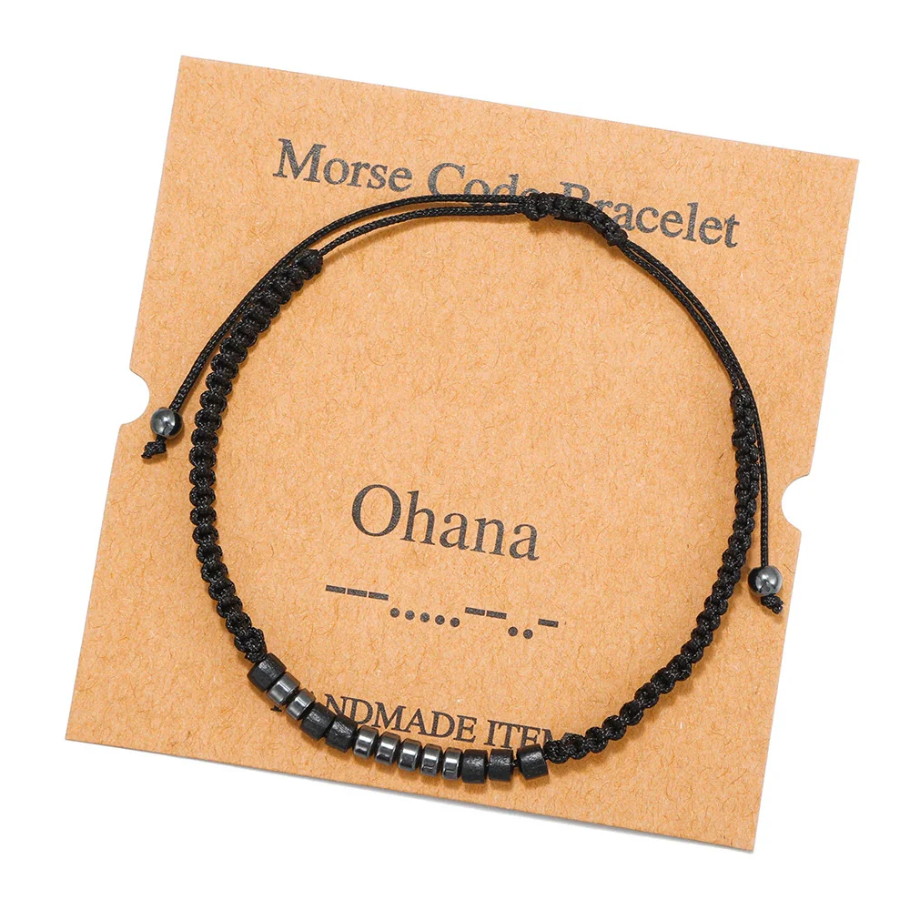Bracelet Ironstone Black Wood Chip Geometric Handmade Unisex - Image 11