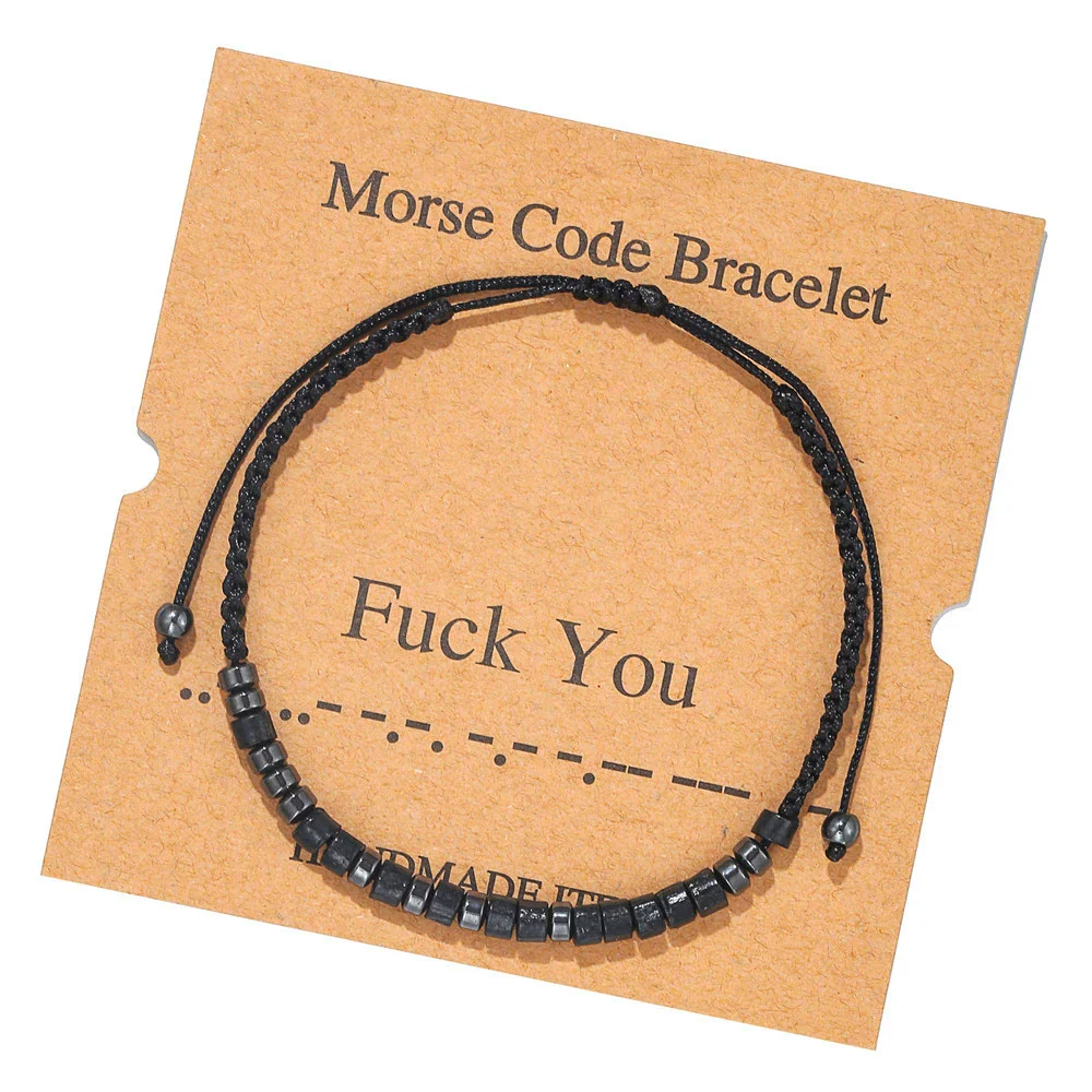 Bracelet Ironstone Black Wood Chip Geometric Handmade Unisex - Image 17