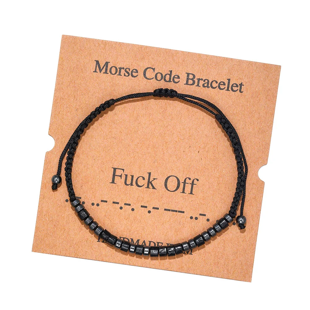 Bracelet Ironstone Black Wood Chip Geometric Handmade Unisex - Image 7