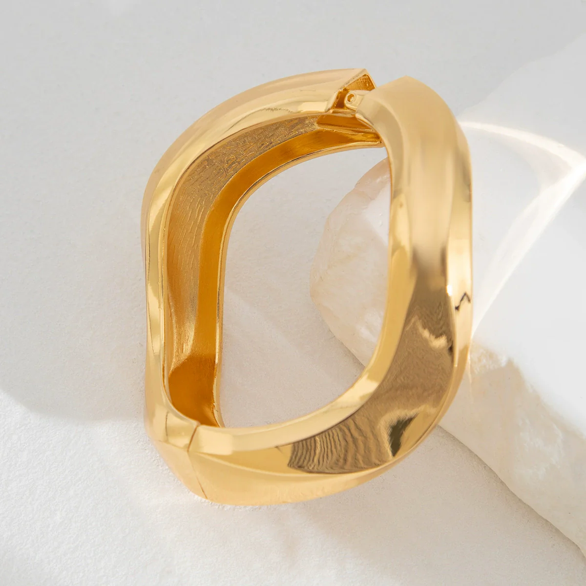 Bracelet Metal Punk Geometric Water Drop Electroplating For Women - Image 4