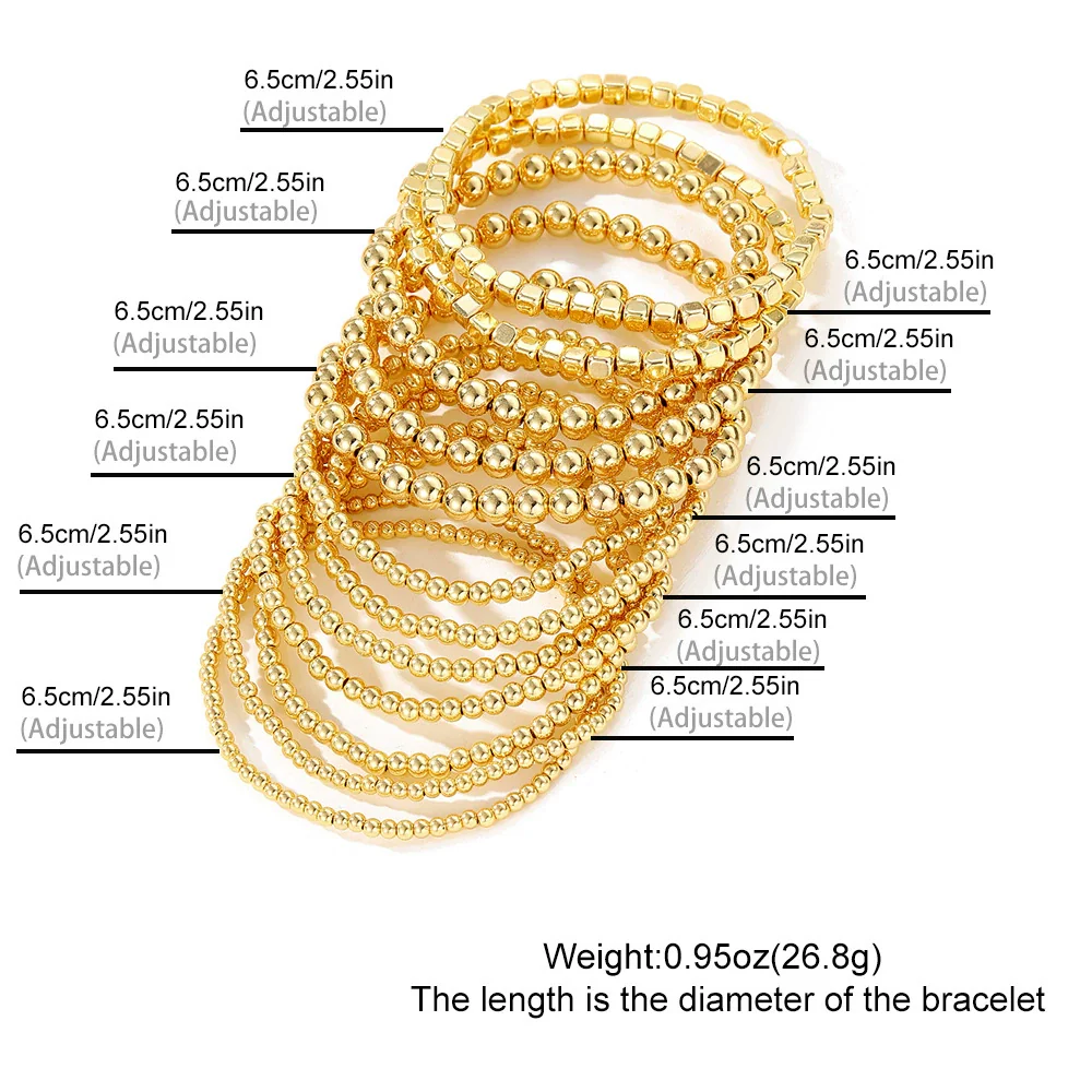 Bracelet Mixed Materials Geometric Electroplating Highend Women's Hand Jewelry - Image 2