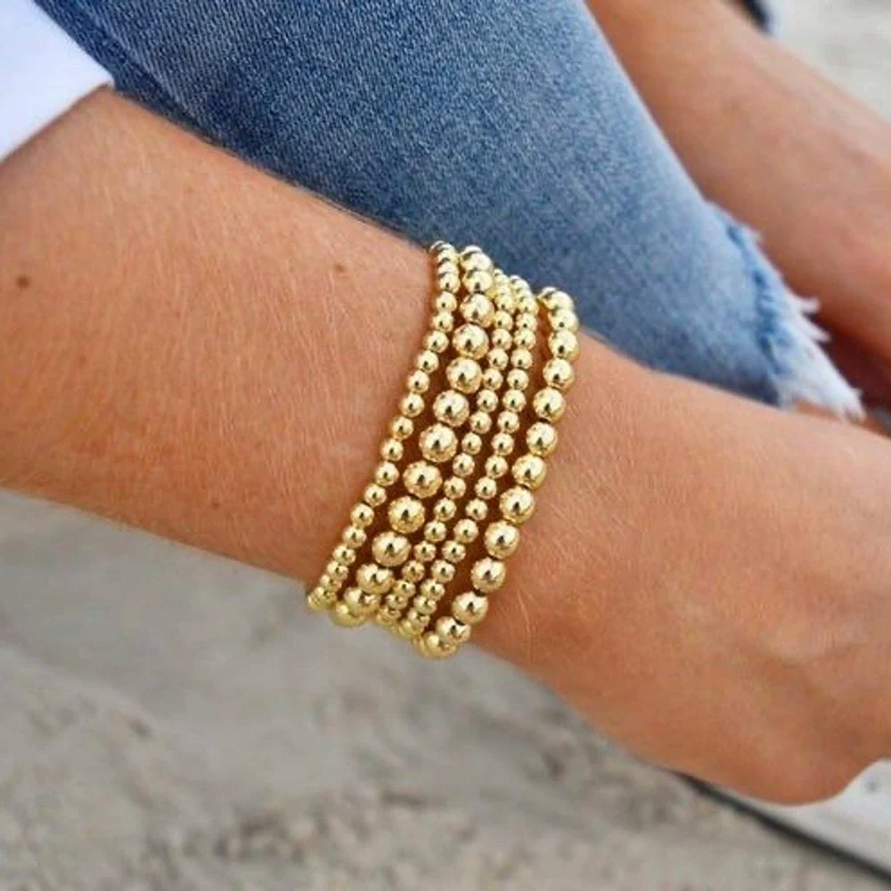 Bracelet Set Plastic Resin Geometric Handmade For Women - Image 2