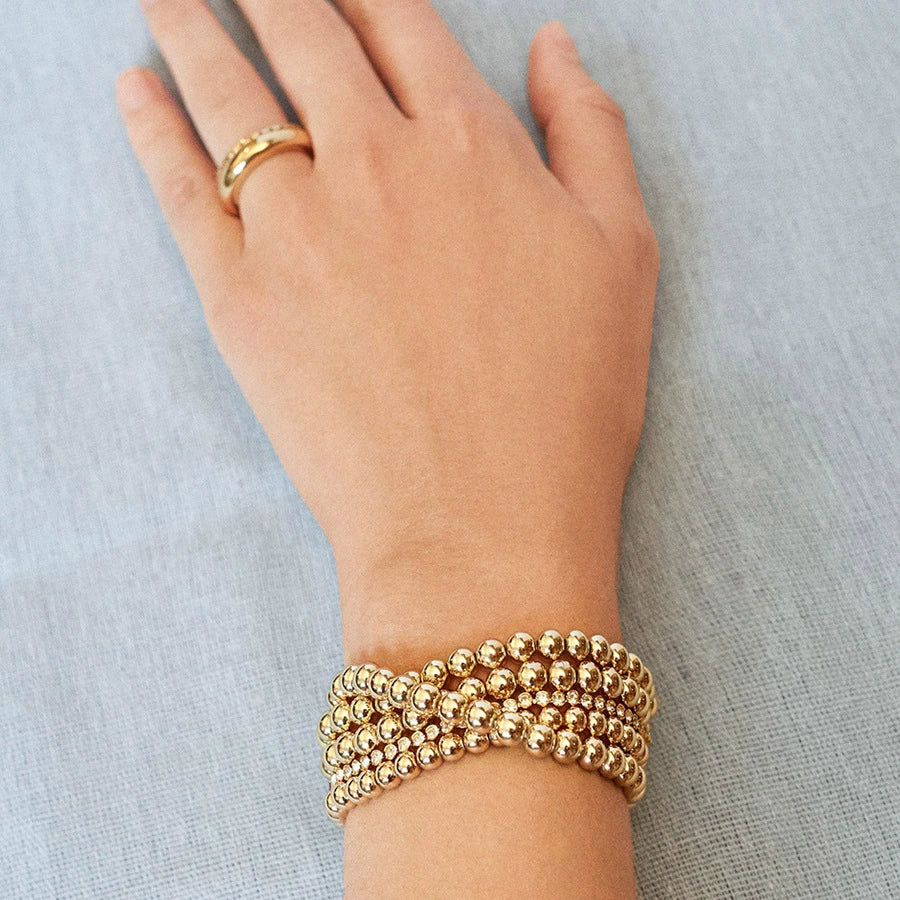 Bracelet Set Plastic Resin Geometric Handmade For Women - Image 4