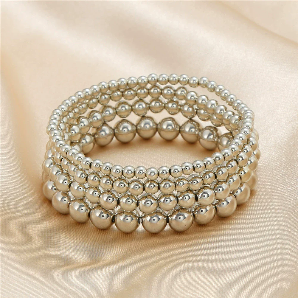 Bracelet Set Plastic Resin Geometric Handmade For Women - Image 7