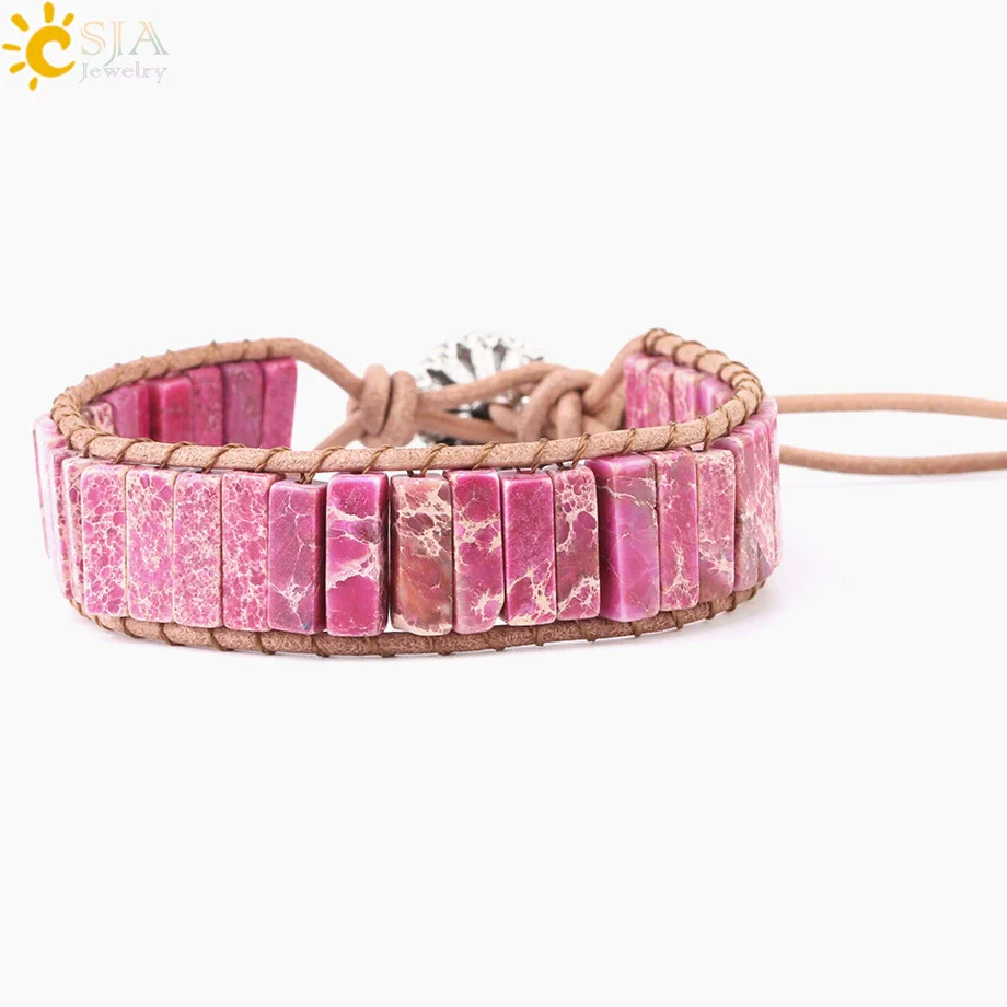 Bracelet Synthetic Stone Copper Accessories Geometric Electroplating Bohemian Handwoven Minimalist Style - Image 6
