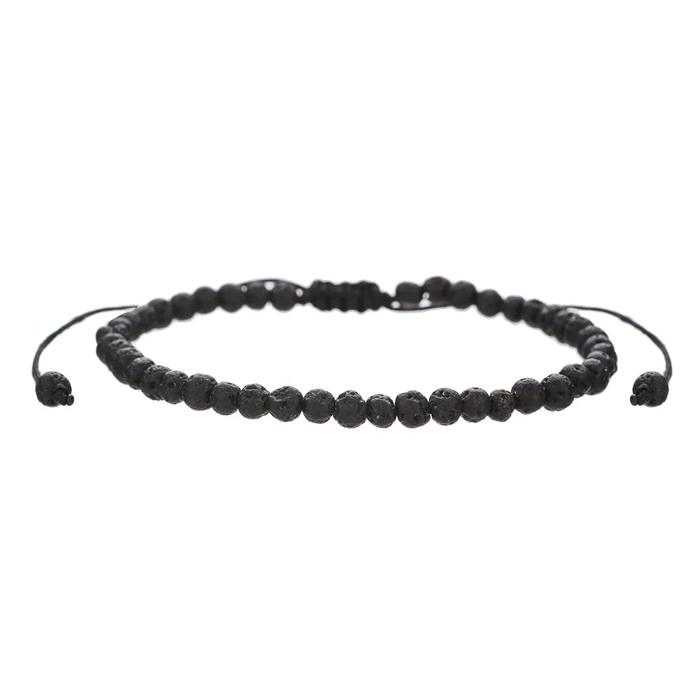 Bracelet Volcanic Stone Tiger Eye Geometric Handmade Unisex - Image 6