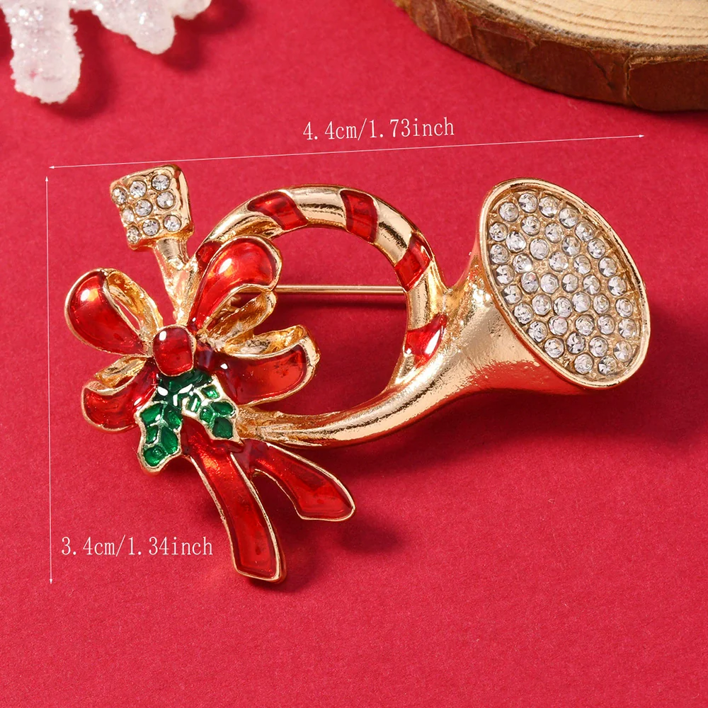Brooches Enamel Alloy Electroplating Unisex Christmas Style - Image 10