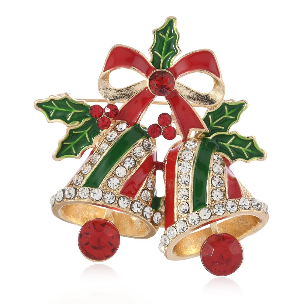 Brooches Enamel Alloy Electroplating Unisex Christmas Style - Image 5