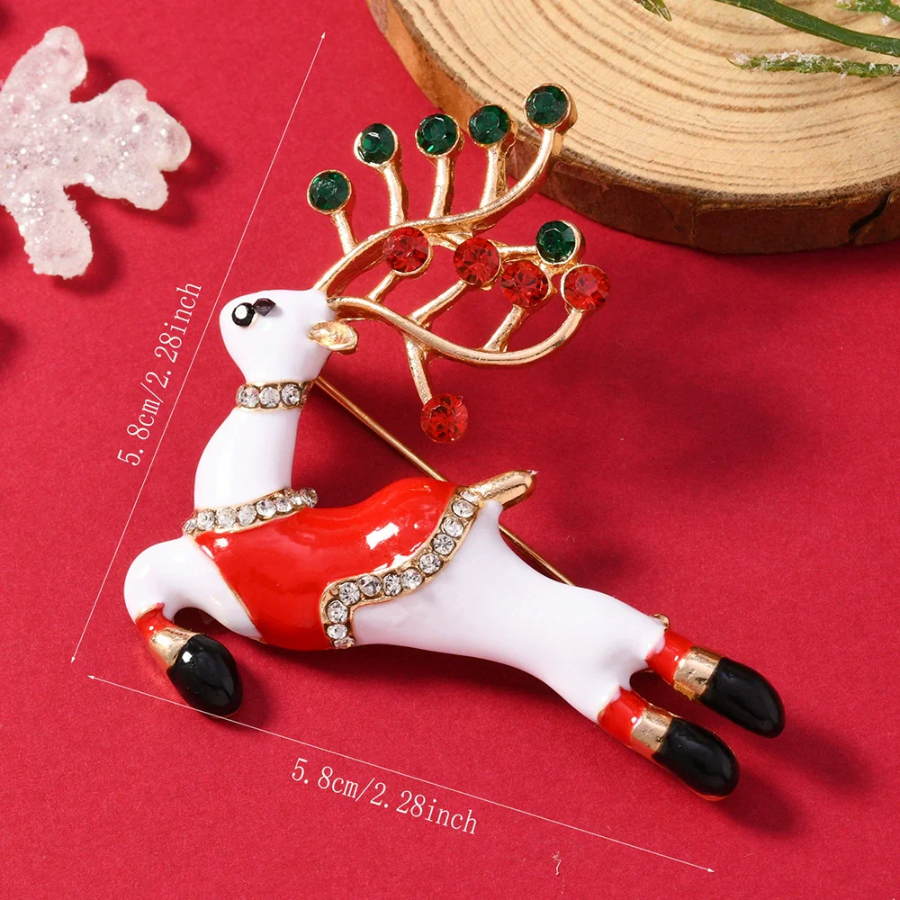 Brooches Enamel Alloy Electroplating Unisex Christmas Style - Image 6