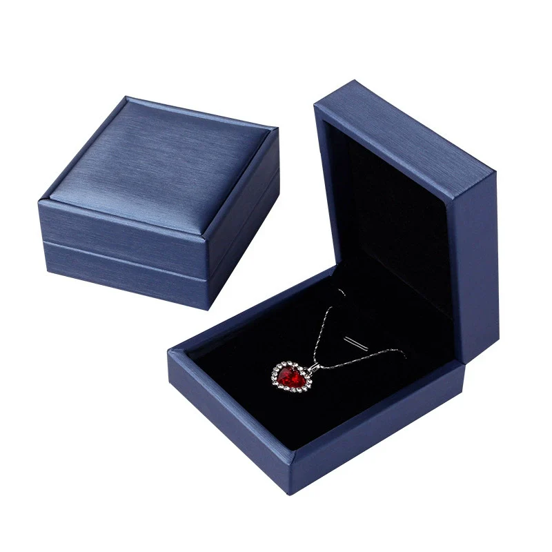 Brushed Pu Leather And Plastic Jewelry Box For Rings Necklaces And Bracelets - Image 5